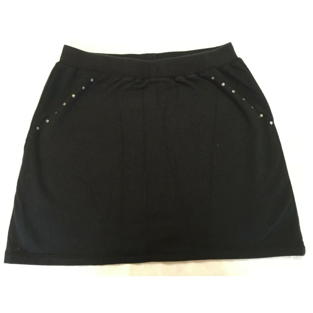 BILL BLASS WOMENS PULL ON SKIRT SKORT WITH BUILT SHORTS SIZE M